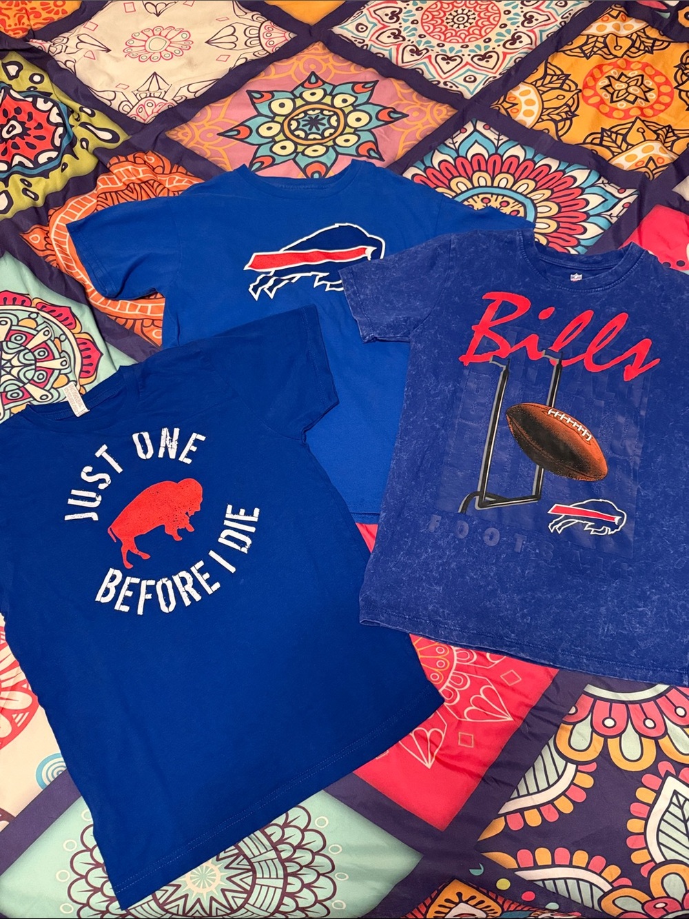 Buffalo Bills Tee Shirt Trio